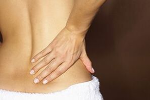 Njegharị azụ mgbu nke osteochondrosis